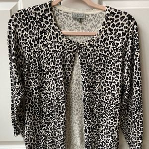 Leopard Print Cardigan